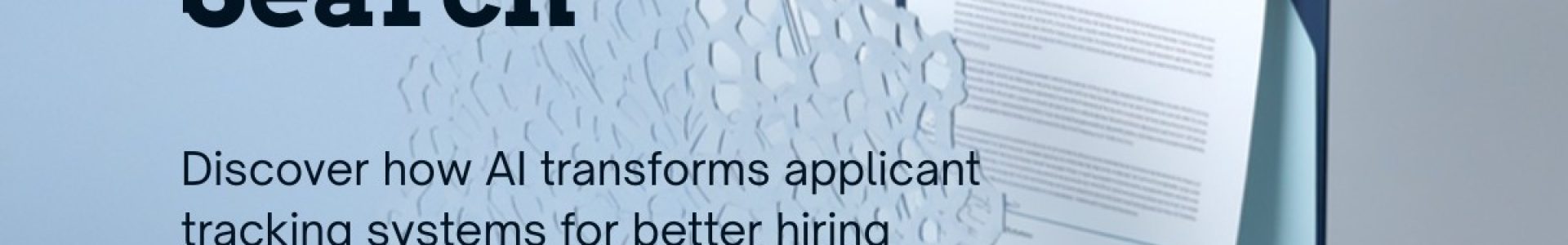 Diagram of a modern ATS using semantic search and vector embeddings to score resumes